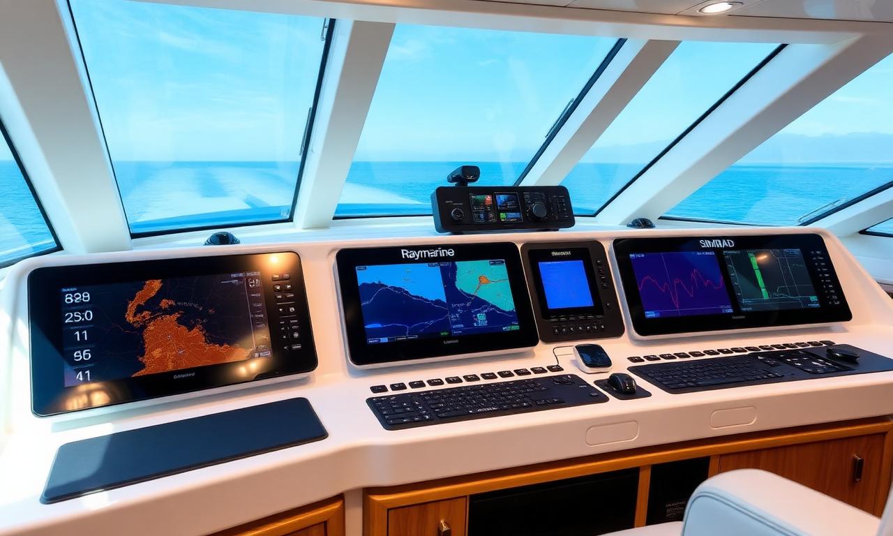 Yacht bridge electronics